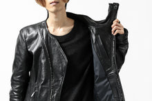 画像をギャラリービューアに読み込む, ierib exclusive peat zipper jacket  / smooth horse leather (BLACK)
