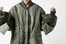 画像をギャラリービューアに読み込む, FACETASM DOCKING/LAYER FLIGHT JACKET (KHAKI)