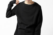 画像をギャラリービューアに読み込む, A.F ARTEFACT "WHOLEGARMENT" MOCKNECK KNIT PULLOVER (BLACK)