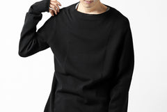画像をギャラリービューアに読み込む, A.F ARTEFACT "WHOLEGARMENT" MOCKNECK KNIT PULLOVER (BLACK)