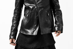 画像をギャラリービューアに読み込む, ierib exclusive peat zipper jacket  / smooth horse leather (BLACK)