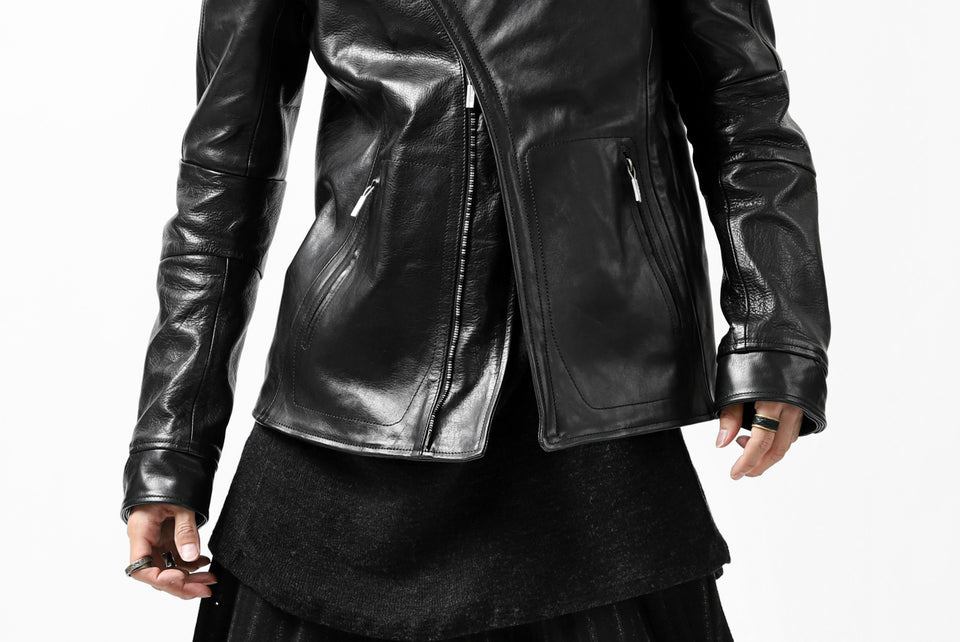 画像をギャラリービューアに読み込む, ierib exclusive peat zipper jacket  / smooth horse leather (BLACK)