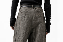 画像をギャラリービューアに読み込む, YUTA MATSUOKA buggy trousers / primitive wool (brown)