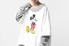画像をギャラリービューアに読み込む, FACETASM × DISNEY Collaboration MICKEY DOCKING LAYER TOPS (WHITE)