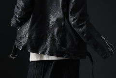 画像をギャラリービューアに読み込む, ISAMU KATAYAMA BACKLASH DOUBLE RIDERS JACKET &quot;RELAX&quot; / GARMENT WASHED JP CALF (BLACK)