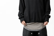画像をギャラリービューアに読み込む, A.F ARTEFACT "WHOLEGARMENT" CREWNECK KNIT PULLOVER (BLACK)