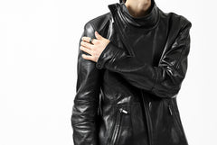 画像をギャラリービューアに読み込む, ierib exclusive peat zipper jacket  / smooth horse leather (BLACK)