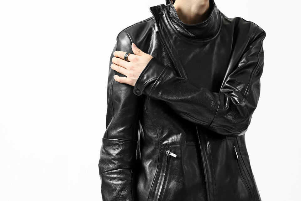 画像をギャラリービューアに読み込む, ierib exclusive peat zipper jacket  / smooth horse leather (BLACK)