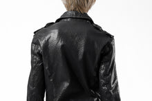Load image into Gallery viewer, ISAMU KATAYAMA BACKLASH DOUBLE BREASTED JACKET / DOUBLE-SHOULDER OBJECT DYED (BLACK)