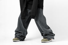 画像をギャラリービューアに読み込む, FACETASM SUPER BIG DENIM PANTS (BLACK)