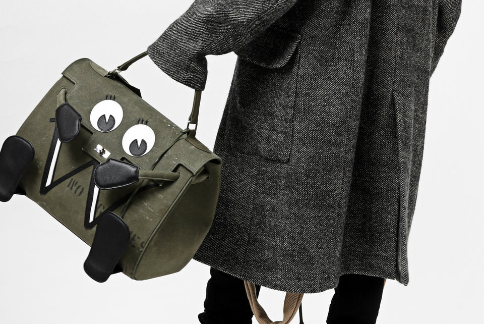 画像をギャラリービューアに読み込む, READYMADE x Dr.WOO DOLL BAG (KHAKI GREEN)