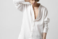 画像をギャラリービューアに読み込む, daub WASHED LONG SHIRT / CL-STRIPE (WHITE)