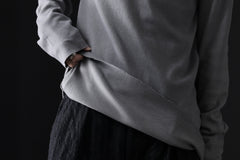 画像をギャラリービューアに読み込む, daub DYEING LONG SLEEVE CUTSEWN / C.JERSEY (GREY)