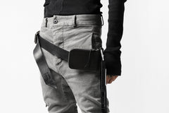 Load image into Gallery viewer, 11 BY BORIS BIDJAN SABERI LEATHER BELT "BELT1-F-1504" (COW SKIN / BLACK)