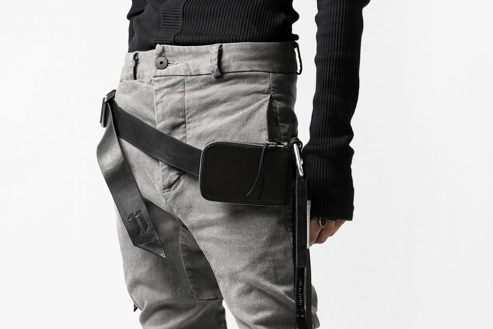 画像をギャラリービューアに読み込む, 11 BY BORIS BIDJAN SABERI LEATHER BELT &quot;BELT1-F-1504&quot; (COW SKIN / BLACK)