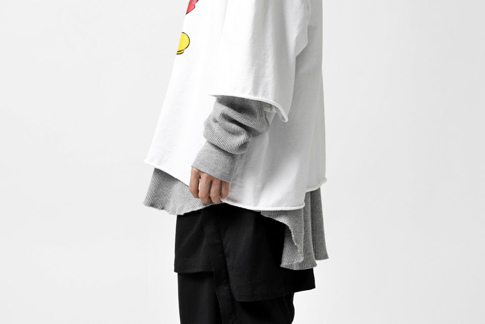 画像をギャラリービューアに読み込む, FACETASM × DISNEY Collaboration MICKEY DOCKING LAYER TOPS (WHITE)
