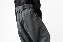 画像をギャラリービューアに読み込む, FACETASM SUPER BIG DENIM PANTS (BLACK)