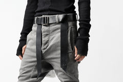 Load image into Gallery viewer, 11 BY BORIS BIDJAN SABERI LEATHER BELT "BELT1-F-1504" (COW SKIN / BLACK)