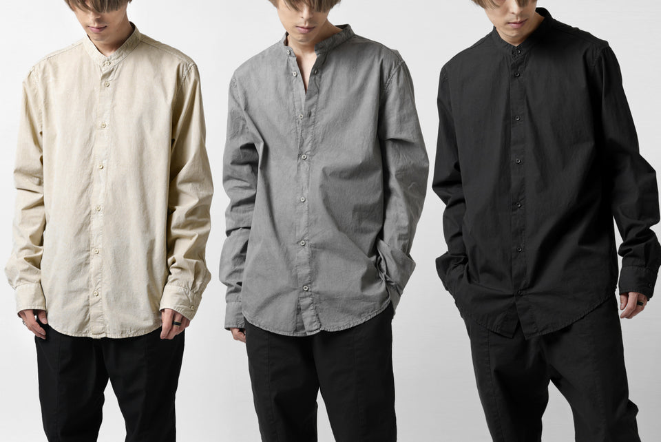 画像をギャラリービューアに読み込む, daub DYEING MINIMAL LS SHIRT / C.POPLIN (SAND)