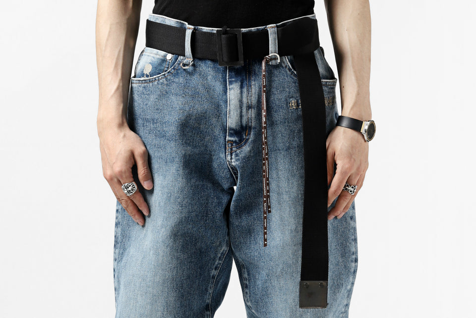 画像をギャラリービューアに読み込む, mastermind JAPAN SLIM TAPERED PANTS / 2WAY STRETCH DENIM (INDIGO)
