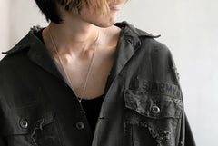 画像をギャラリービューアに読み込む, RESURRECTION HANDMADE distressed army shirt (DYEING KHAKI)
