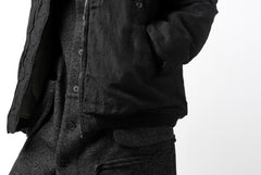 画像をギャラリービューアに読み込む, KLASICA FLPC-1 FLIGHT JACKET with BONDED LINING / SERGE WOOL&RAMIE (IRON)