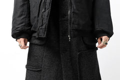 画像をギャラリービューアに読み込む, KLASICA FLPC-1 FLIGHT JACKET with BONDED LINING / SERGE WOOL&RAMIE (IRON)