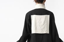 画像をギャラリービューアに読み込む, KLASICA KISTE-TWEED SHORT COAT / OFF TWEED WOOL (BLACK)