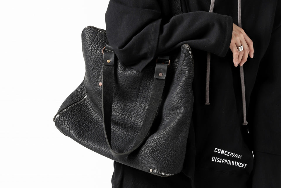 画像をギャラリービューアに読み込む, ierib onepiece tote bag / Rough Bull (BLACK)