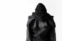 画像をギャラリービューアに読み込む, thomkrom DESTROY FADE JEAN JACKET / ELASTIC DENIM (DARK GREY)