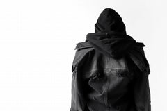 画像をギャラリービューアに読み込む, thomkrom DESTROY FADE JEAN JACKET / ELASTIC DENIM (DARK GREY)