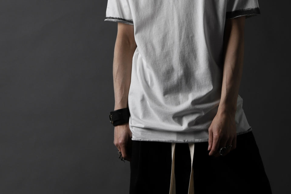 画像をギャラリービューアに読み込む, thomkrom BRUSH PAINT END T-SHIRT (OFF WHITE)