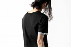 画像をギャラリービューアに読み込む, thomkrom BRUSH PAINT END T-SHIRT (BLACK)