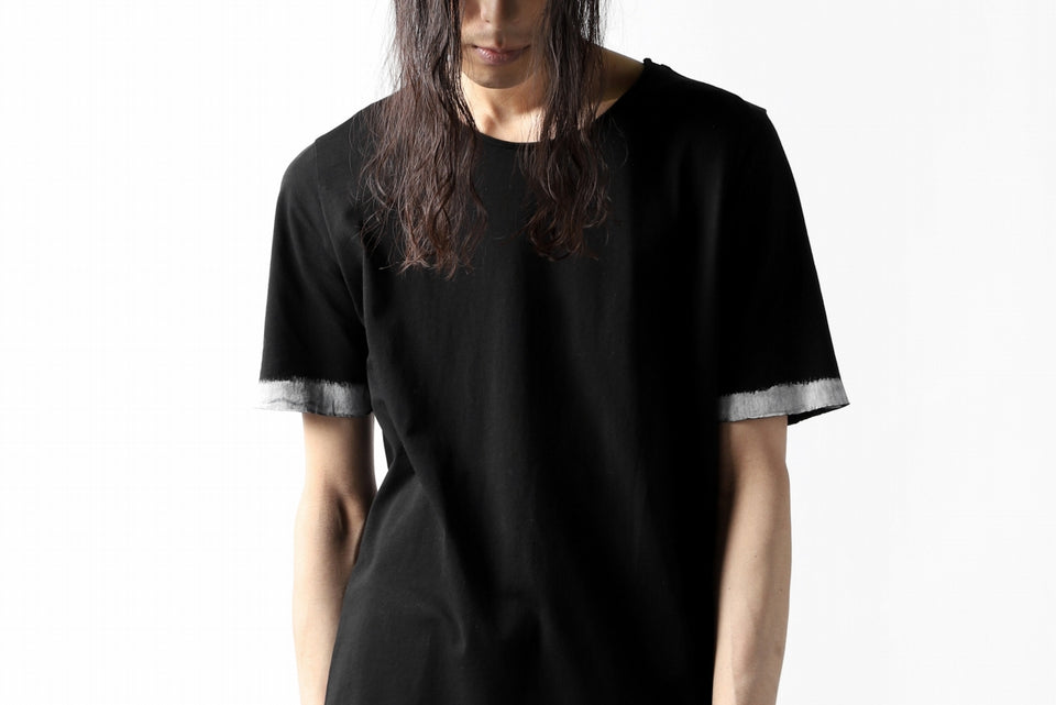 画像をギャラリービューアに読み込む, thomkrom BRUSH PAINT END T-SHIRT (BLACK)