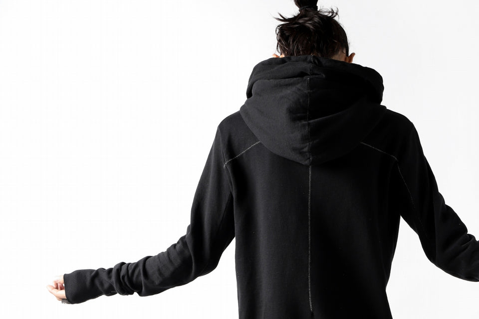 画像をギャラリービューアに読み込む, thomkrom DOUBLE HOODIE PULL OVER PARKA / OVER LOCKED (BLACK)