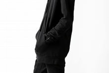 画像をギャラリービューアに読み込む, thomkrom DOUBLE HOODIE PULL OVER PARKA / OVER LOCKED (BLACK)