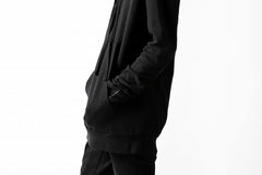 画像をギャラリービューアに読み込む, thomkrom DOUBLE HOODIE PULL OVER PARKA / OVER LOCKED (BLACK)