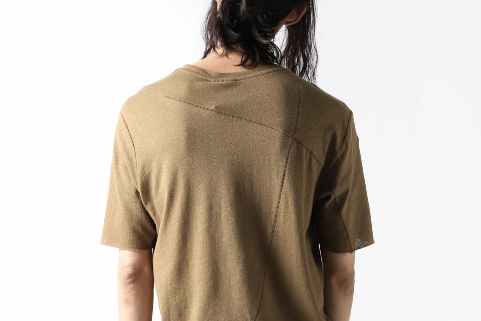 画像をギャラリービューアに読み込む, thomkrom CROSS BACK T-SHIRT (HONEY)