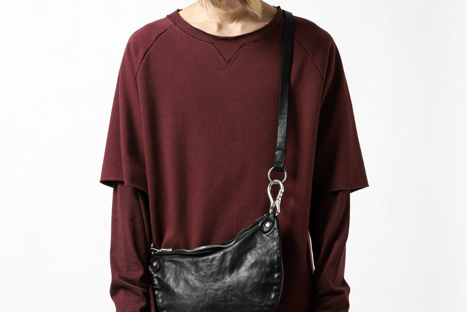 Load image into Gallery viewer, ISAMU KATAYAMA BACKLASH 2WAY BAM BAG / Italy Shoulder Object Dyed (BLACK)