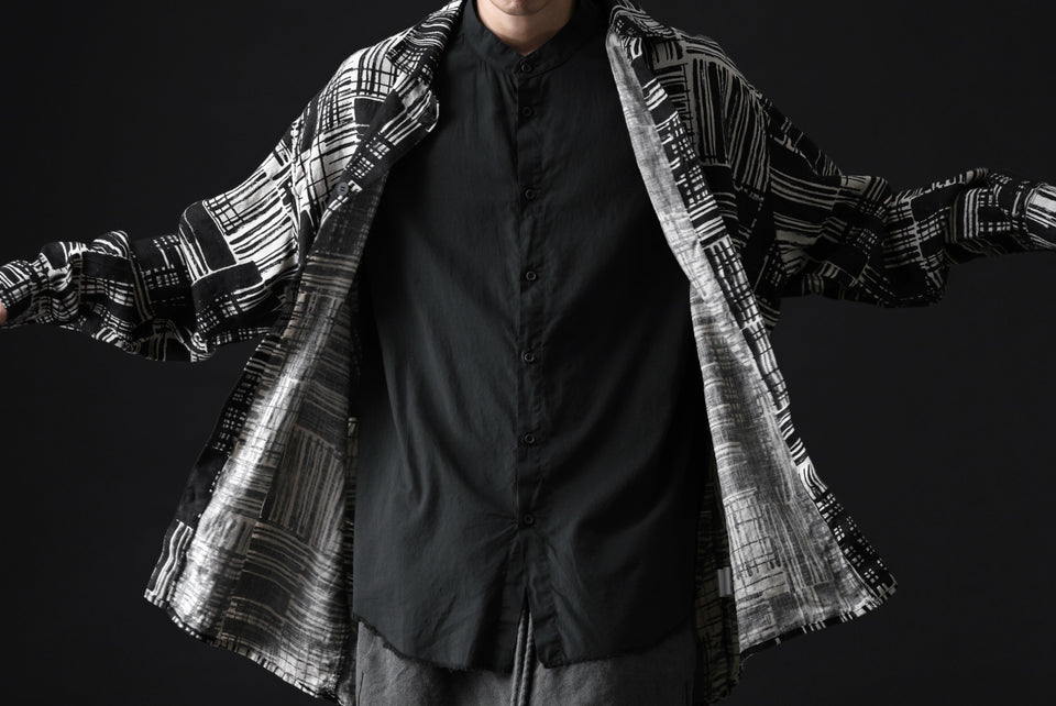 画像をギャラリービューアに読み込む, daub DYEING MINIMAL SS SHIRT / ORGANIC COTTON (BLACK)