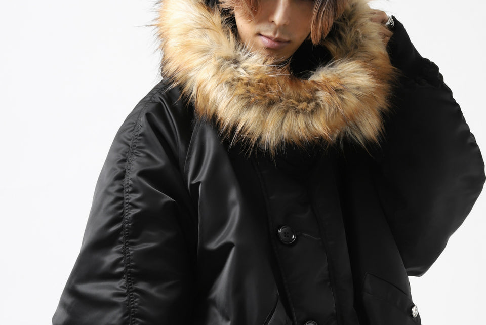 画像をギャラリービューアに読み込む, mastermind JAPAN N-2B HEAVY-ZONE FLIGHT JACKET (BLACK)