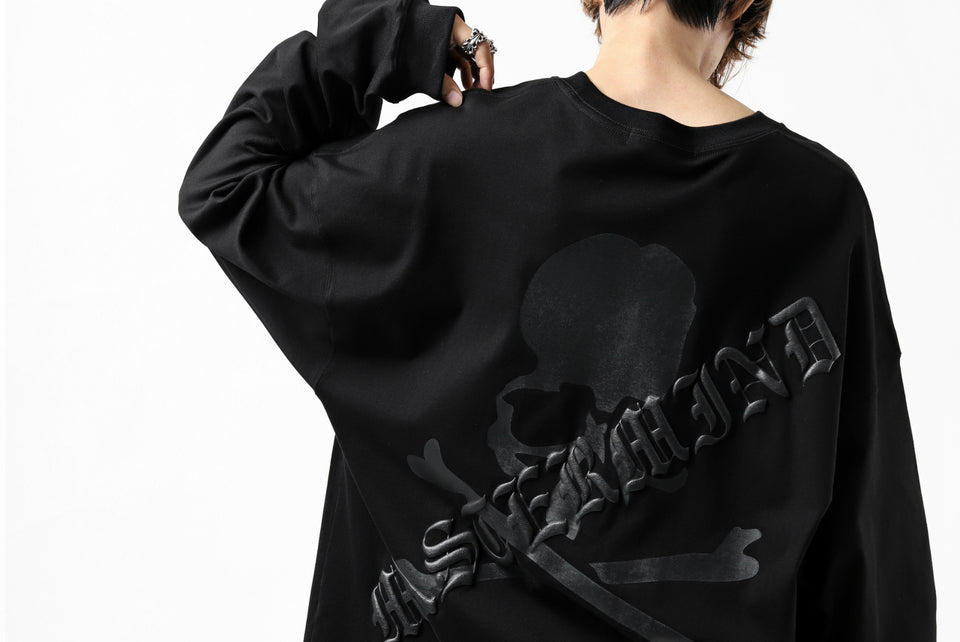 画像をギャラリービューアに読み込む, mastermind JAPAN BOXY-FIT LS / RUBBER AND FOAM PRINTED (BLACK)