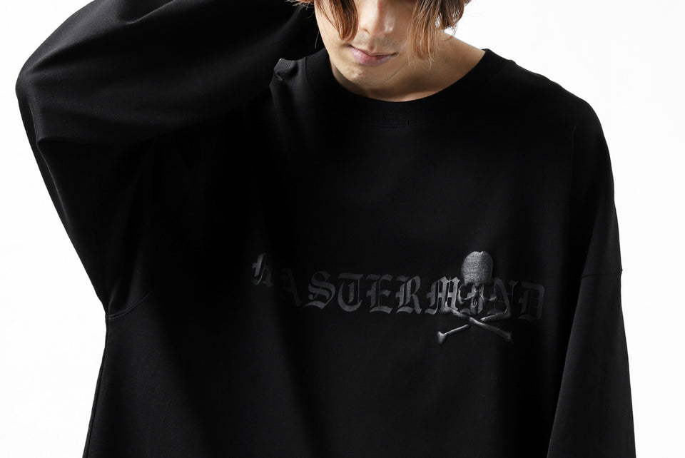 画像をギャラリービューアに読み込む, mastermind JAPAN BOXY-FIT LS / RUBBER AND FOAM PRINTED (BLACK)