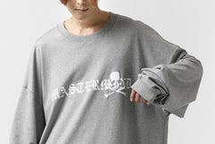 画像をギャラリービューアに読み込む, mastermind JAPAN BOXY-FIT LS / RUBBER AND FOAM PRINTED (GREY)