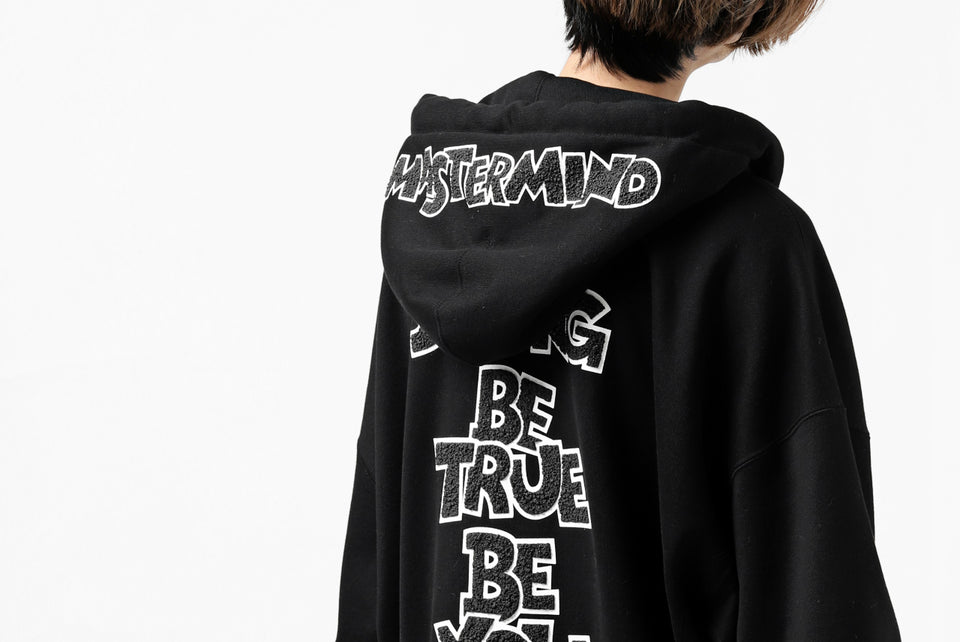 Load image into Gallery viewer, mastermind JAPAN HOODIE ZIP SWEAT JACKET / ROPE CODE (BLACK)