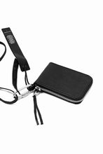 画像をギャラリービューアに読み込む, BORIS BIDJAN SABERI LEATHER WALLET with NECK STRAP / VEG TAN HORSE SKIN "WALLET2-F251" (BLACK)