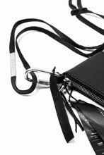 画像をギャラリービューアに読み込む, BORIS BIDJAN SABERI LEATHER WALLET with NECK STRAP / VEG TAN HORSE SKIN "WALLET2-F251" (BLACK)