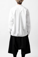 画像をギャラリービューアに読み込む, KLASICA SH-040 OVERSIZED SHORT PULLOVER SHIRT / THOMAS MASON'S 120/2 POPLIN (WHITE)