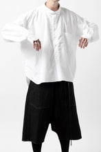 画像をギャラリービューアに読み込む, KLASICA SH-040 OVERSIZED SHORT PULLOVER SHIRT / THOMAS MASON'S 120/2 POPLIN (WHITE)
