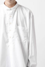 画像をギャラリービューアに読み込む, KLASICA SH-040 OVERSIZED SHORT PULLOVER SHIRT / THOMAS MASON'S 120/2 POPLIN (WHITE)